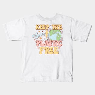 Keep the Sea Plastic Free Kids T-Shirt